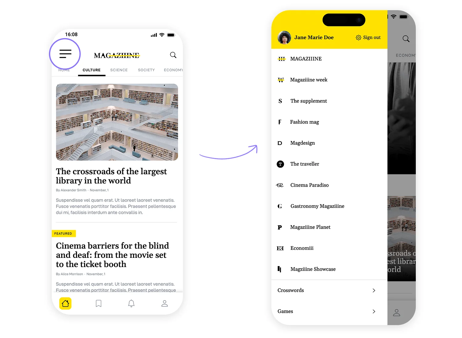 mobile_view_drawer_navigation